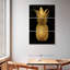 Yarlin, ananas doré sur fond noir I-118347596