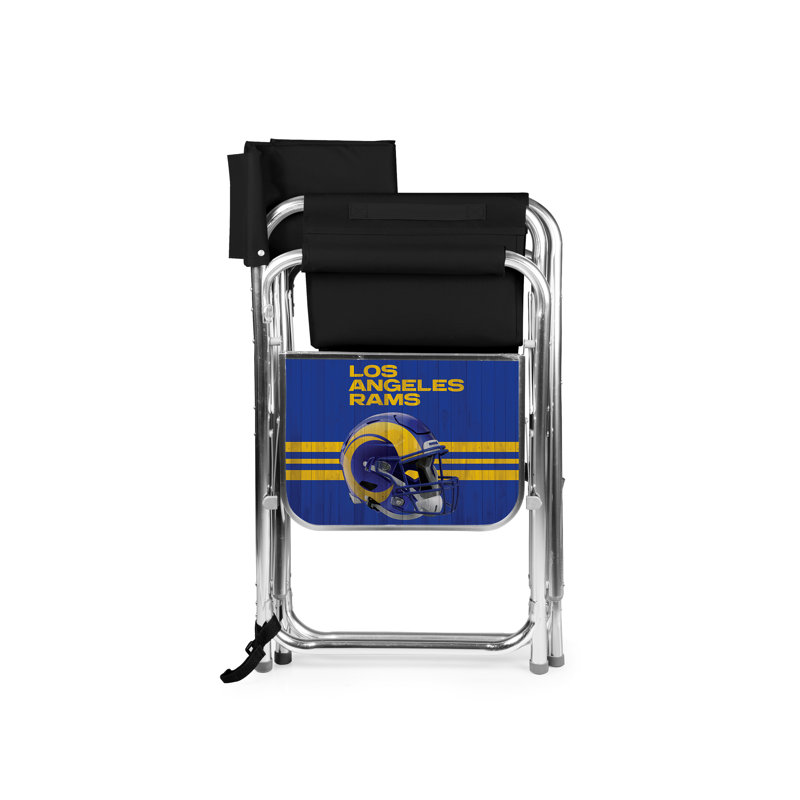 Folding Director Chair, Los Angeles Rams, Black