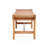 Keaton Solid Wood Slatted Outdoor Bench