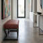 Banc rembourré en cuir Cathaleen-1494014674