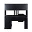 Bureau d'ordinateur pour le bureau à domicile, beaucoup de rangement, 2 tablettes, 2 grands tiroirs, comptoir imperméable, vaste bureau avec rangement, options abondantes, surface lisse, bureau-118417044