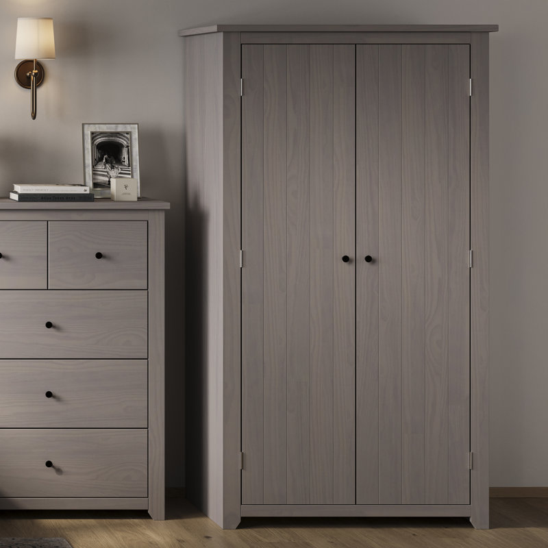 HAVANA 2 DOOR DOUBLE WARDROBE, Grey