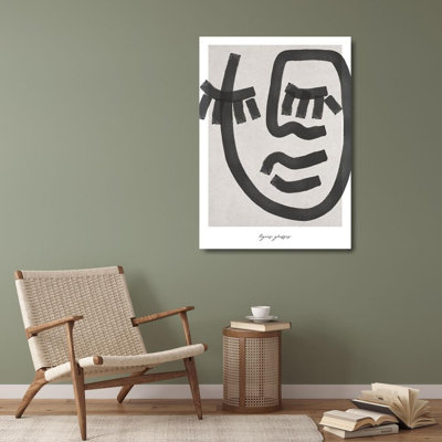 Art sur toile tendue Brayden Studio® Design Fabrikken, titre: Lignes Grasses
