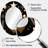 Golden Geometric Glam Heart - Gold Modern Oval Wall Mirror-1547926047