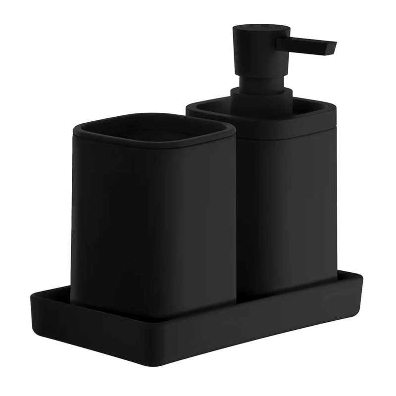 Soap/lotion dispenser, black