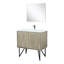 Meuble-lavabo de salle de bain 36 po X P 20 po P, comptoir en marbre de culture, ensemble de robinet et robinet de 28 po Miroir