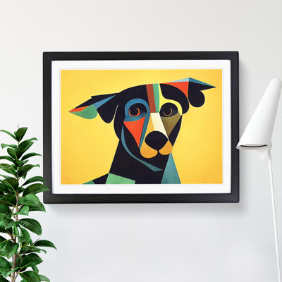 Abstract Dog Portrait Vol.3 - Framed Print