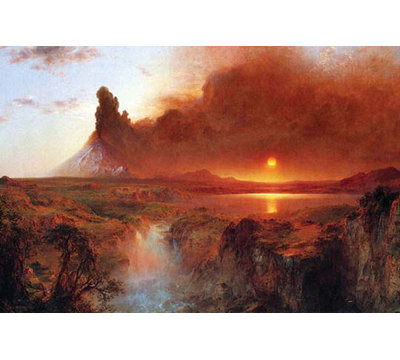 " Cotopaxi, Ecuador [1] " by Frederic Edwin Church