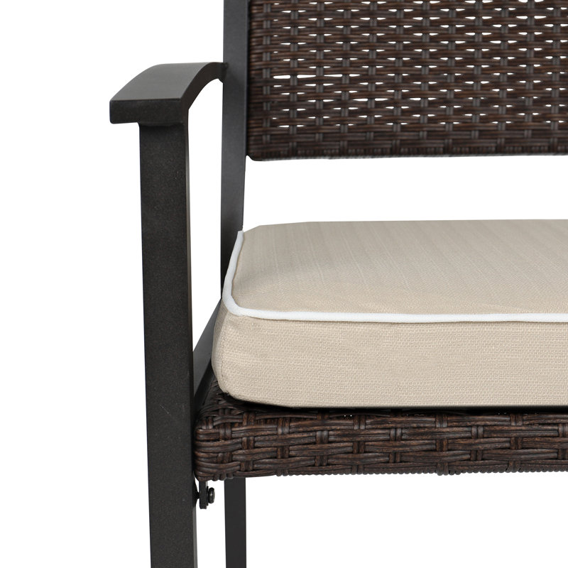 Wendin Outdoor 3'' Bench Seat Cushion, Linen