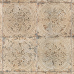 Saja Vintage 13" x 13" Ceramic Patterned Wall & Floor Tile