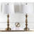 Belville Edgartown 29" Gold Table Lamp Set