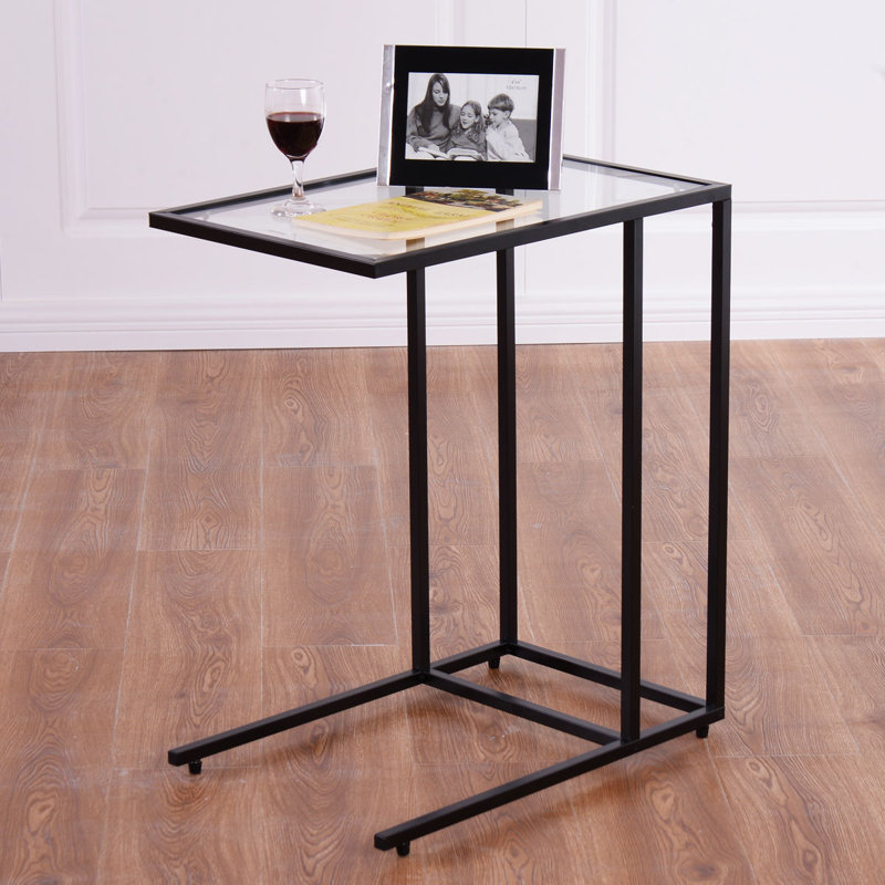 Alynia Glass Tray Top End Table Set