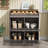 35" Tall Storage Cabinet With 4 Doors-132548600