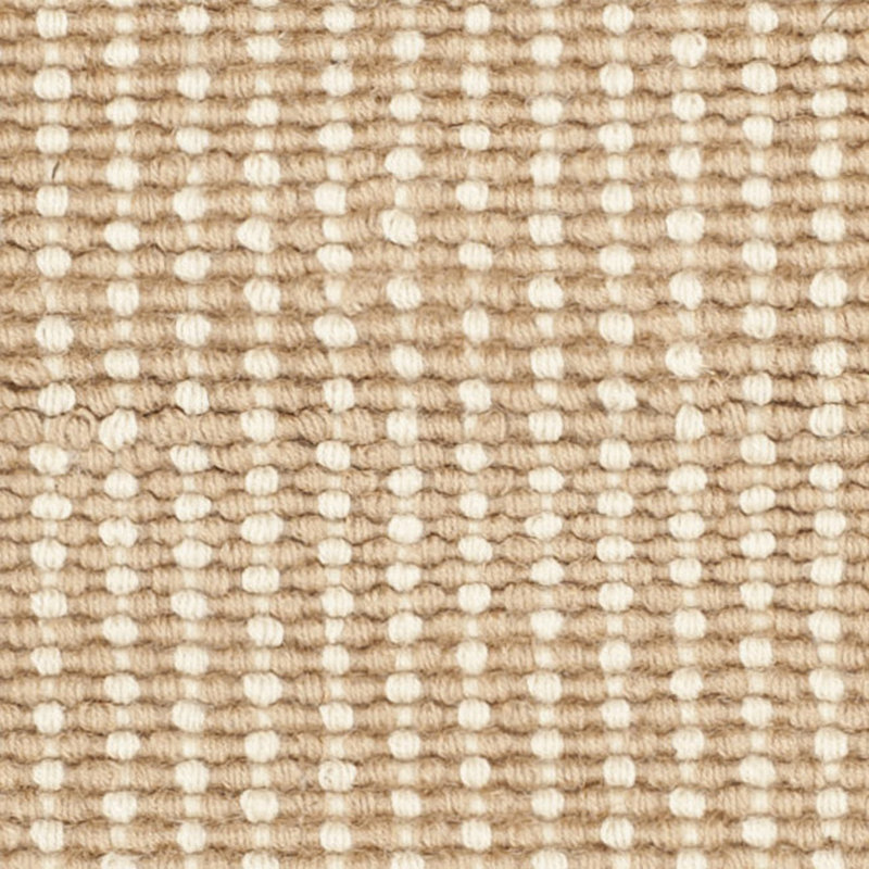 Erroll Pollux Hand Loomed Jute Ivory/Beige Area Rug, Square 8'