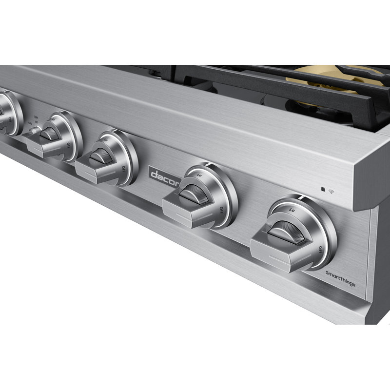36" Gas Rangetop 6 Burners, NG/LP, Silver Stainless