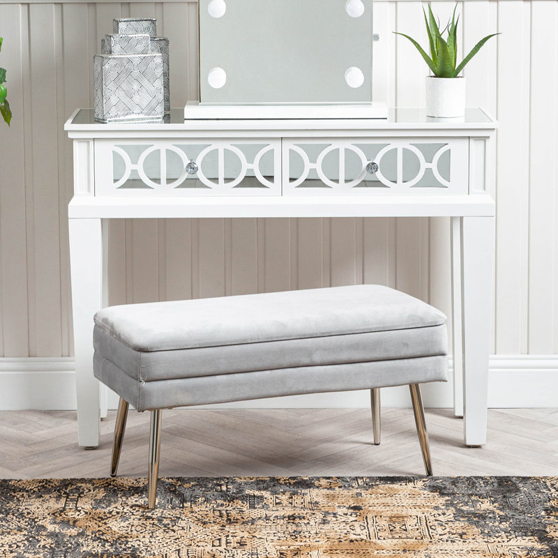 2 Drawers Console Table for Hallway Living Room Furniture, 107cm Slim Wooden Entryway Table