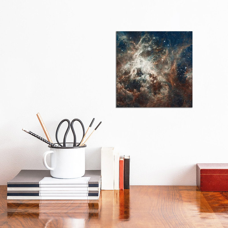 Prolific Star-Forming Region, 30 Doradus (Tarantula Nebula) (Hubble Space Telescope 22Nd Anniversary Image), Wrapped Canvas