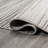 Orellana Gradient Striped Gray/Black Rug-1263911710