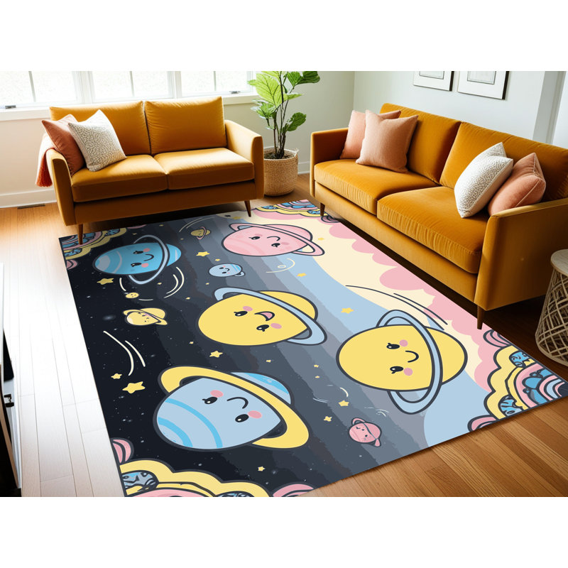 Tapis pour enfants East Urban Home, Rectangulaire 2 pi x 3 pi