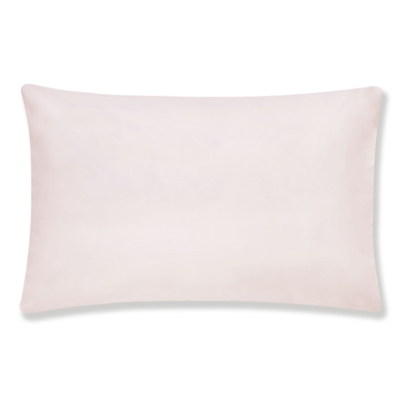 Egyptian-Quality Cotton Plain Dye Pillowcase, Oxford Pillowcase, Blush