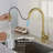 Touch Kitchen Faucet With Pull Down Sprayer-118388142
