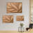 verso framed wooden wall art, 3D wood accent, abstract wall decor-1511323145