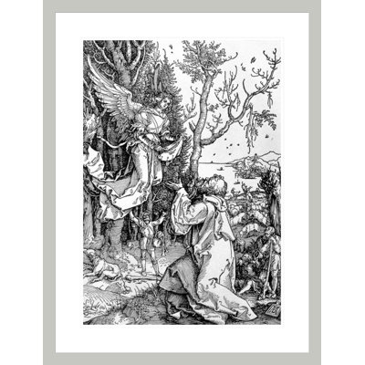 Joachim et l'ange de la série «Life of the Virgin» par Albrecht Dürer, impression giclée sur cadre