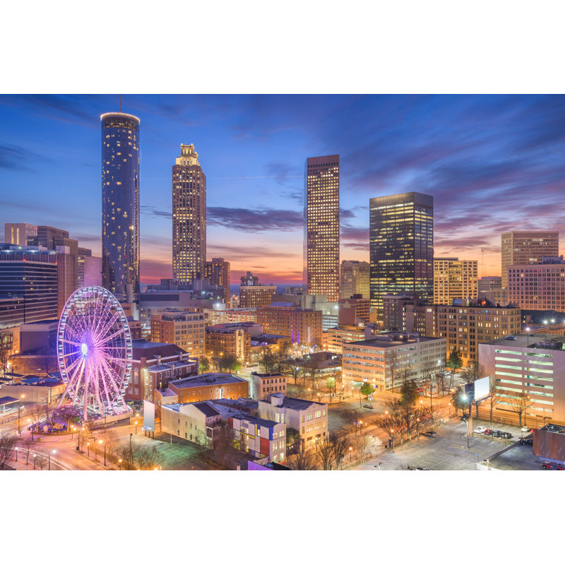 Atlanta - photographie sur toile tendue, H 8 po x l 12 po