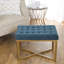Repose-pieds standard rectangulaire en velours capitonné l 24 po Mikey