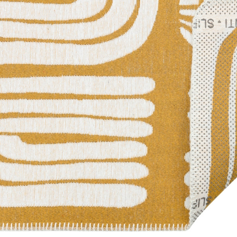 Harshaw Geometric Cotton Area Rug, Runner 75 x 180cm