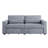 79" Linen Square Arm Sofa