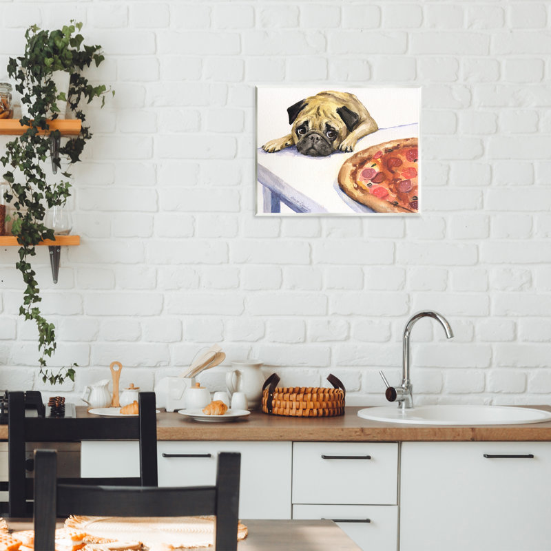 Carlin, carlin, veut vraiment une pizza, plaque murale, conception par George Dyachenko