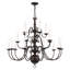 Lustre à niveaux 22 lumières Benedetto-443755528