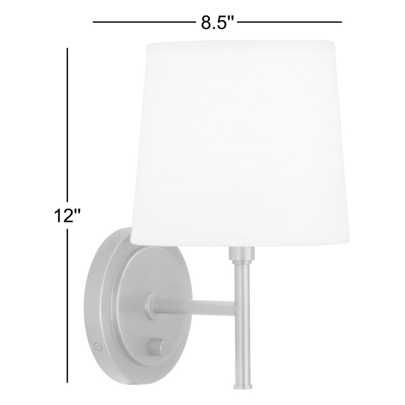 Bandit Solid Brass Plug-in Armed Sconce, Deep Patina Bronze