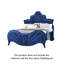 Grand lit bleu de luxe
