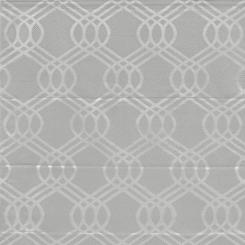 Rideau romain 100% occultant Exclusive Home Prague Trellis, l 23 po, Argent