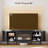 TV Stand for TVs up to  With Fluted Sliding Doors, LED Lights & Hidden Power Strip-1301896500