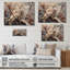 Hibou des neiges hiver III sur bois-1368445103
