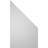 Half Peaked Left Surface Mount Signature Urethane Non-Functional Gable Vent 12/12 Pitch Primed Tan-101727336