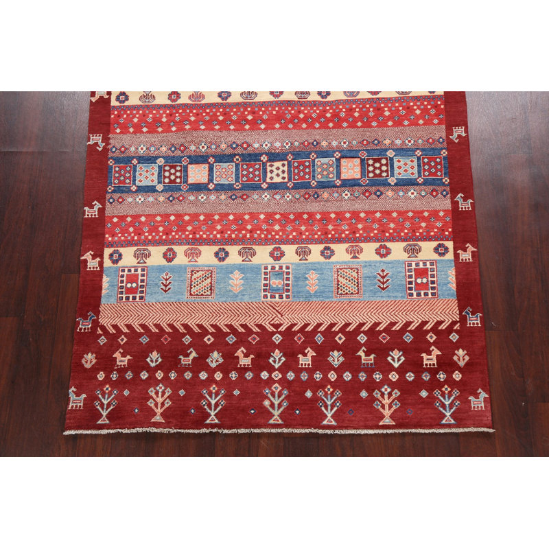 Tapis 100% super Kazak 100% teinture végétale