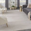 Tapis intérieur / extérieur ivoire / beige uni Mullican Sandy