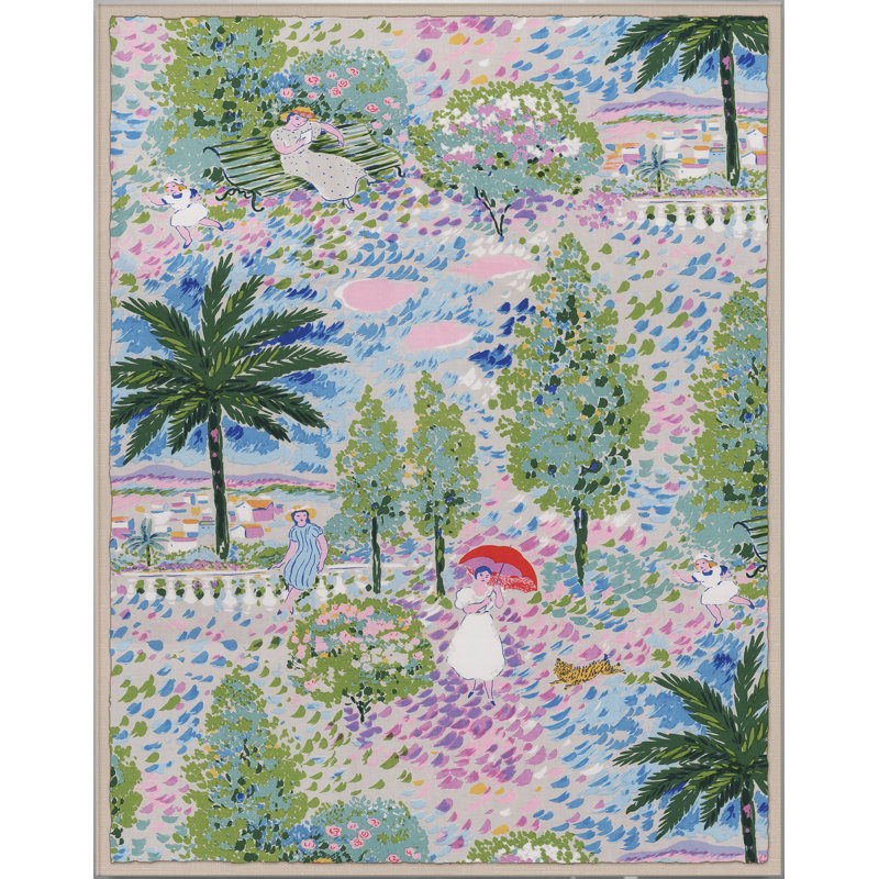 Park Life Print by Paule Marrot, Acrylic Box, 56" H x 44" W x 1.25" D