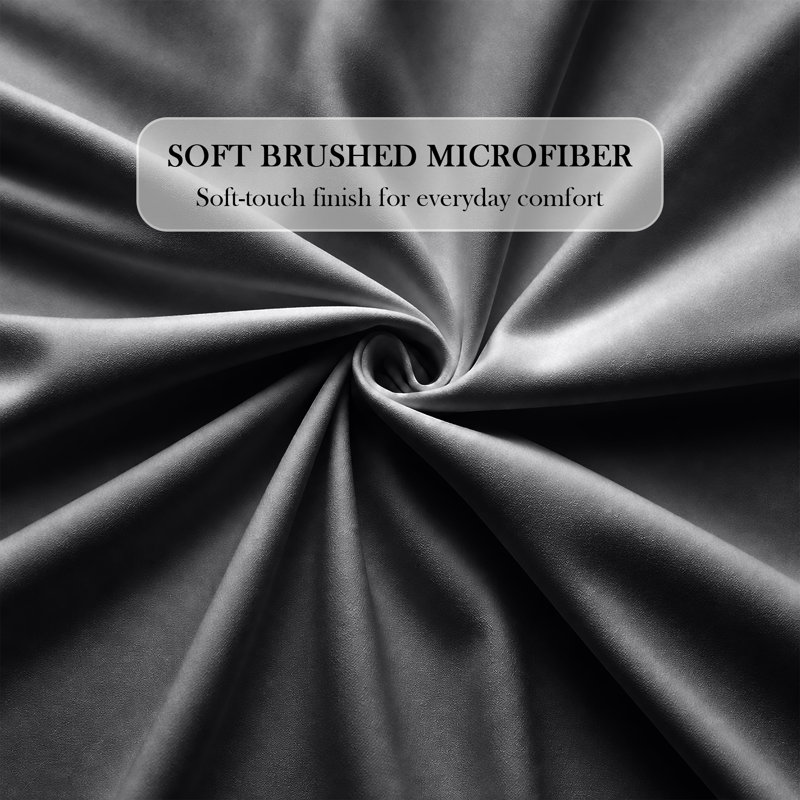 Bedroom Collection Standard Fitted Sheet, Double, Black