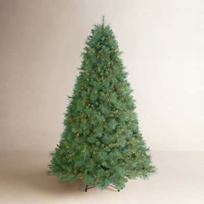90' Lighted Artificial Pine Christmas Tree