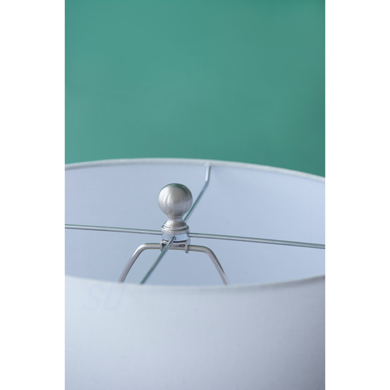 D16.1''Xh26'' Table Lamp With Beige Paper Base