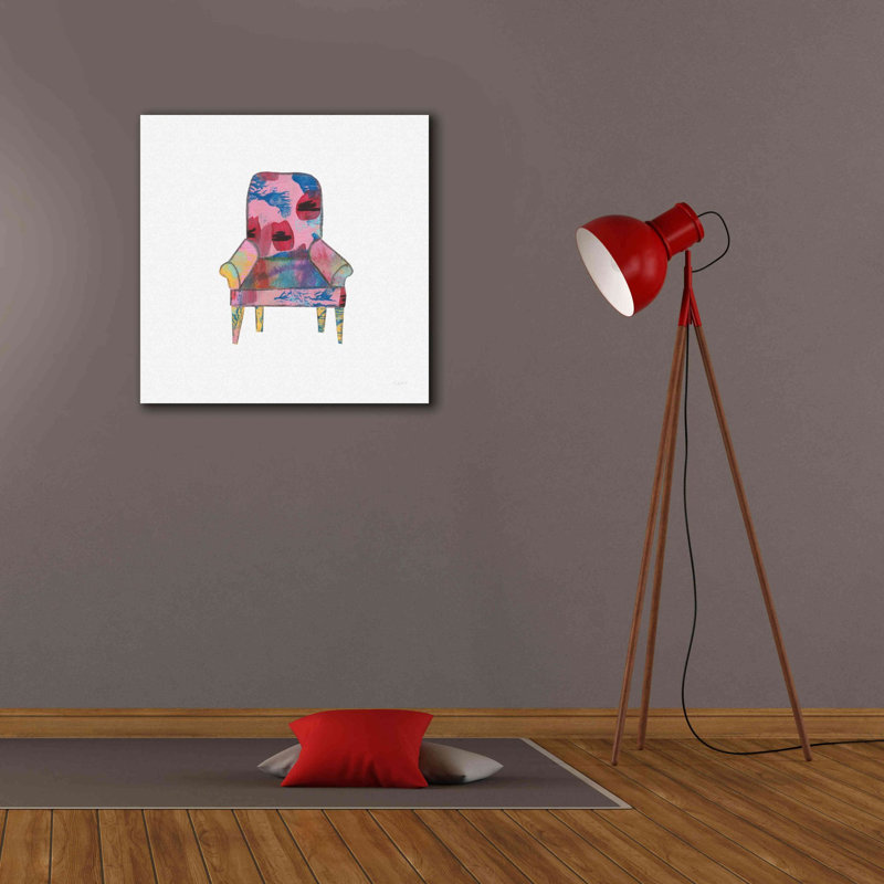 Kenyce Mod Chairs VII par Courtney Prahl, H 26 po x l 26 po x P 1,5 po