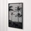 Silver Palms 1' Framed Photographic Print