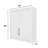 26"H Wall-mounted Bathroom Cabinet Two-door Over-the-Toilet Storage Cabinet with Adjustable Shelf-152471077