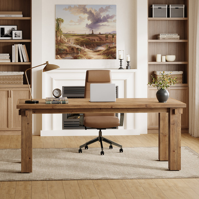 Solid Wood Executive Desk