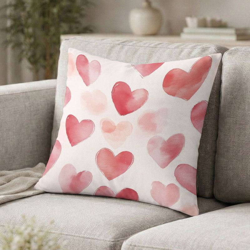 Coussin décoratif abstrait Abstract, H 20 po x l 20 po